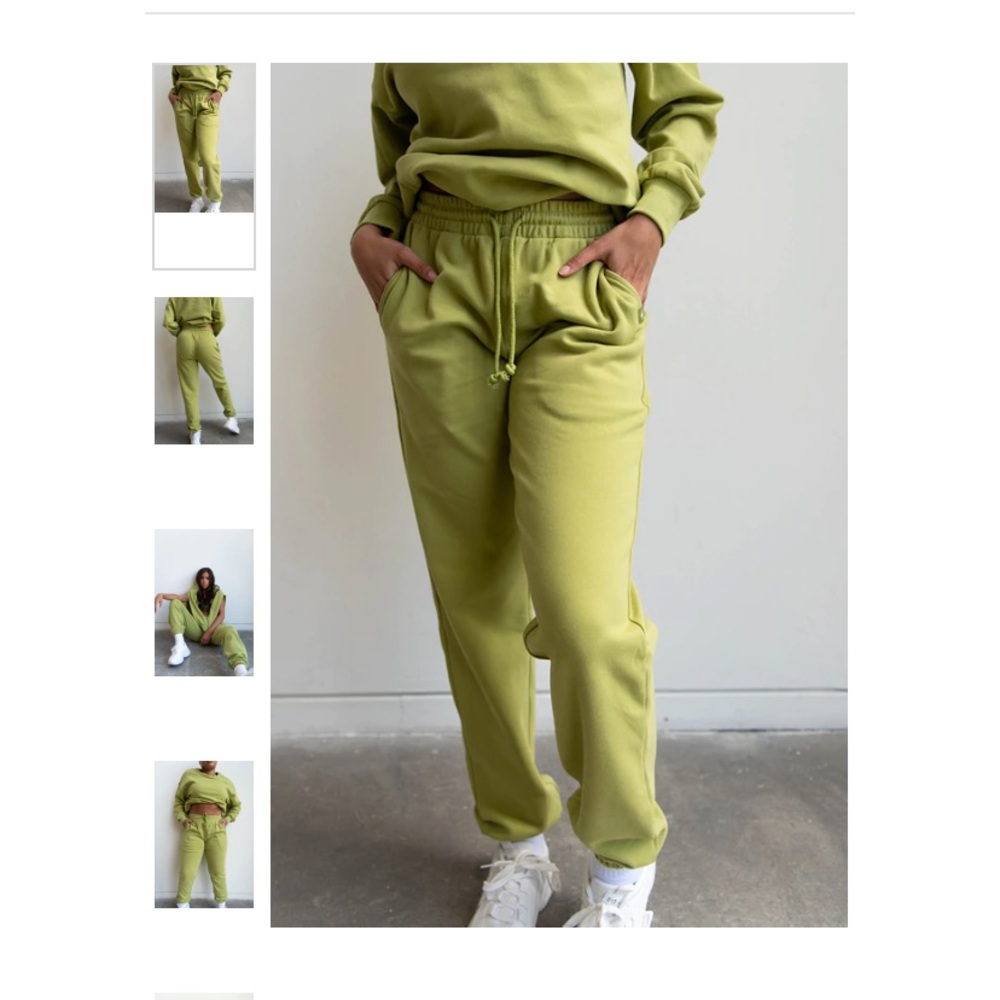 Matcha green sweatpants